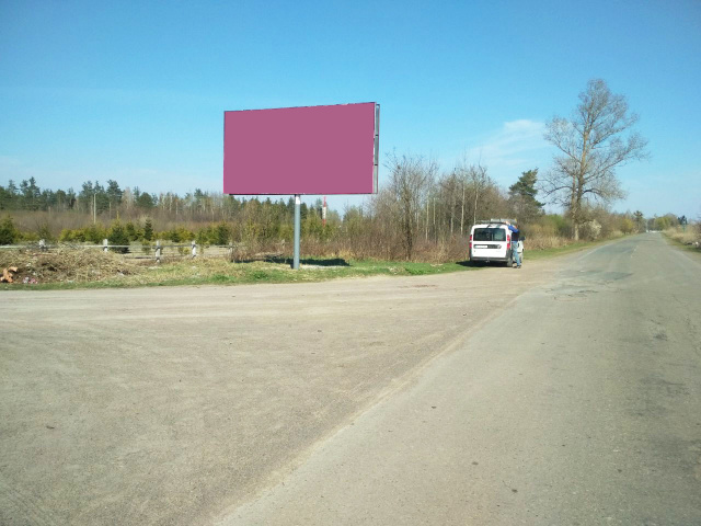 Щит 6x3,  выезд с города