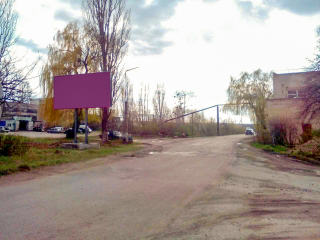 Щит 6x3,  выезд с города (на перекрестке)