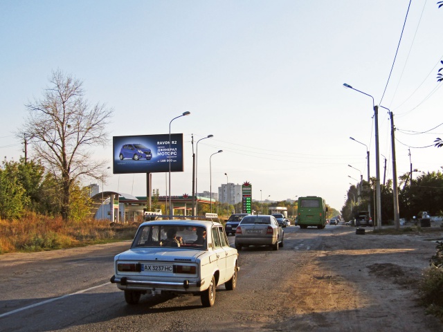 Щит 6x3,  Леся Сердюка ул. (напротив дома № 53), в центр