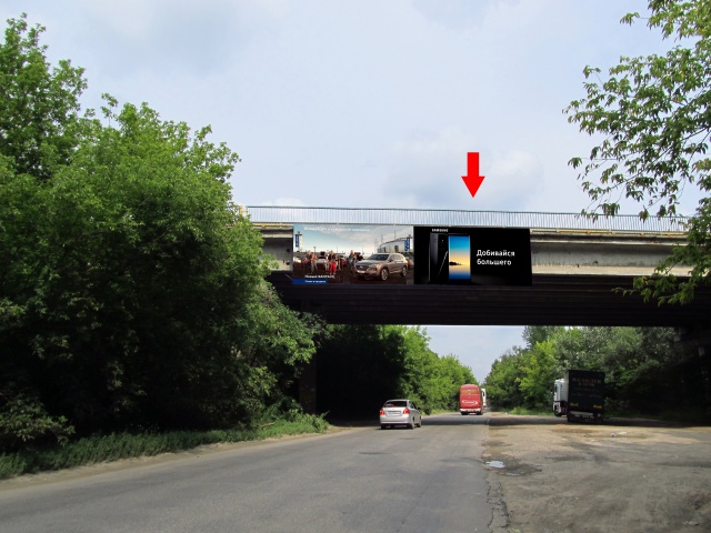 Щит 6x3,  Въезд в Харьков- Сумская Трасса (на мосту)- Правый