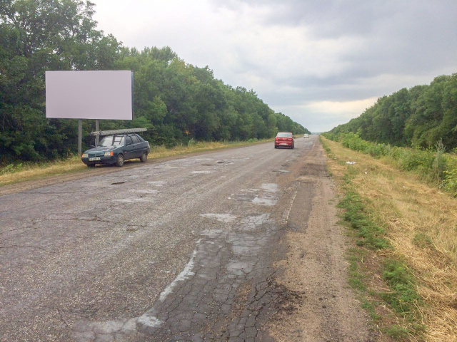 Щит 6x3,  въезд в город со стороны Старобельска